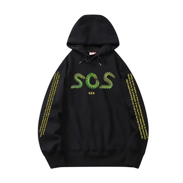 SZA LANA SIGNATURE BLACK ARM TOUR DATES HOODIE
